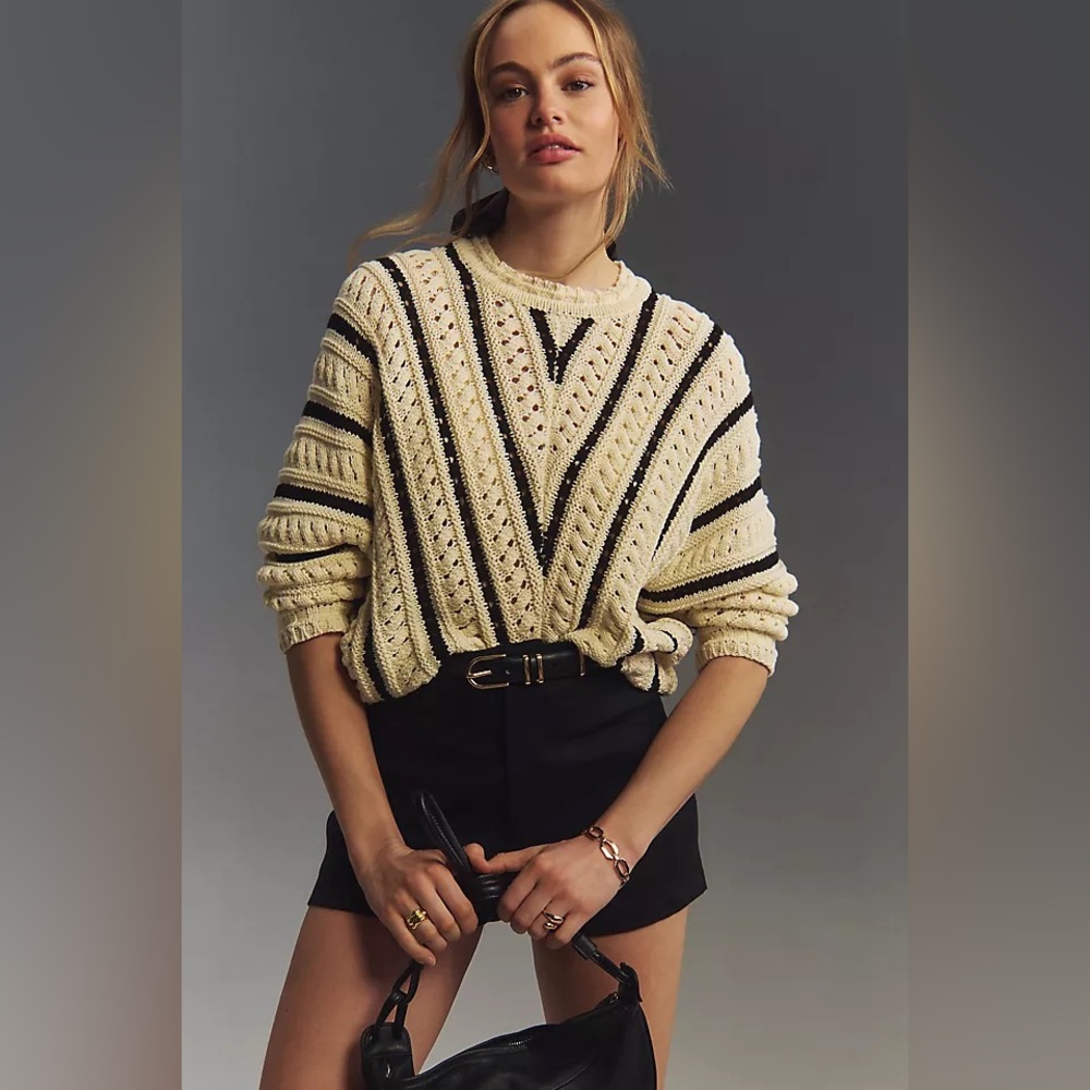 Bishop + Young Chevron Stripe Sweater
